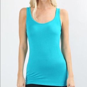 Teal tank top